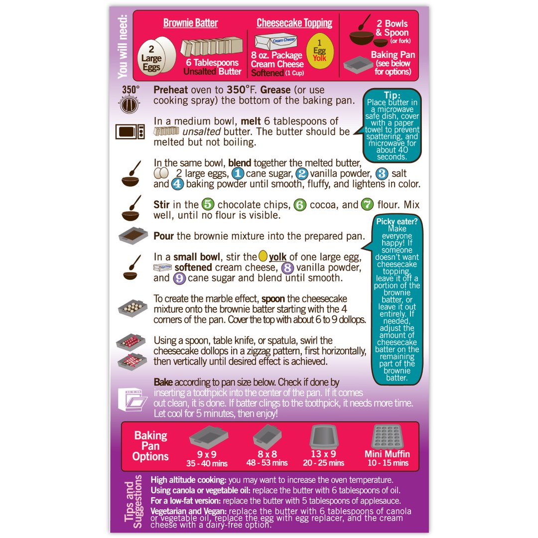 Organic Gluten Free Brownie Mix Instructions