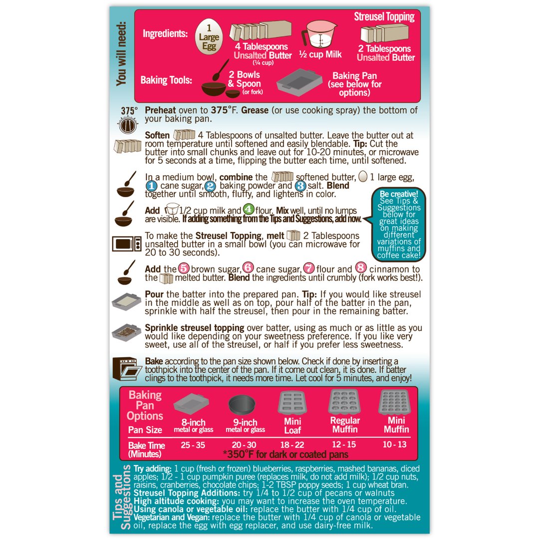 Organic Muffin and Coffee Cake Mix