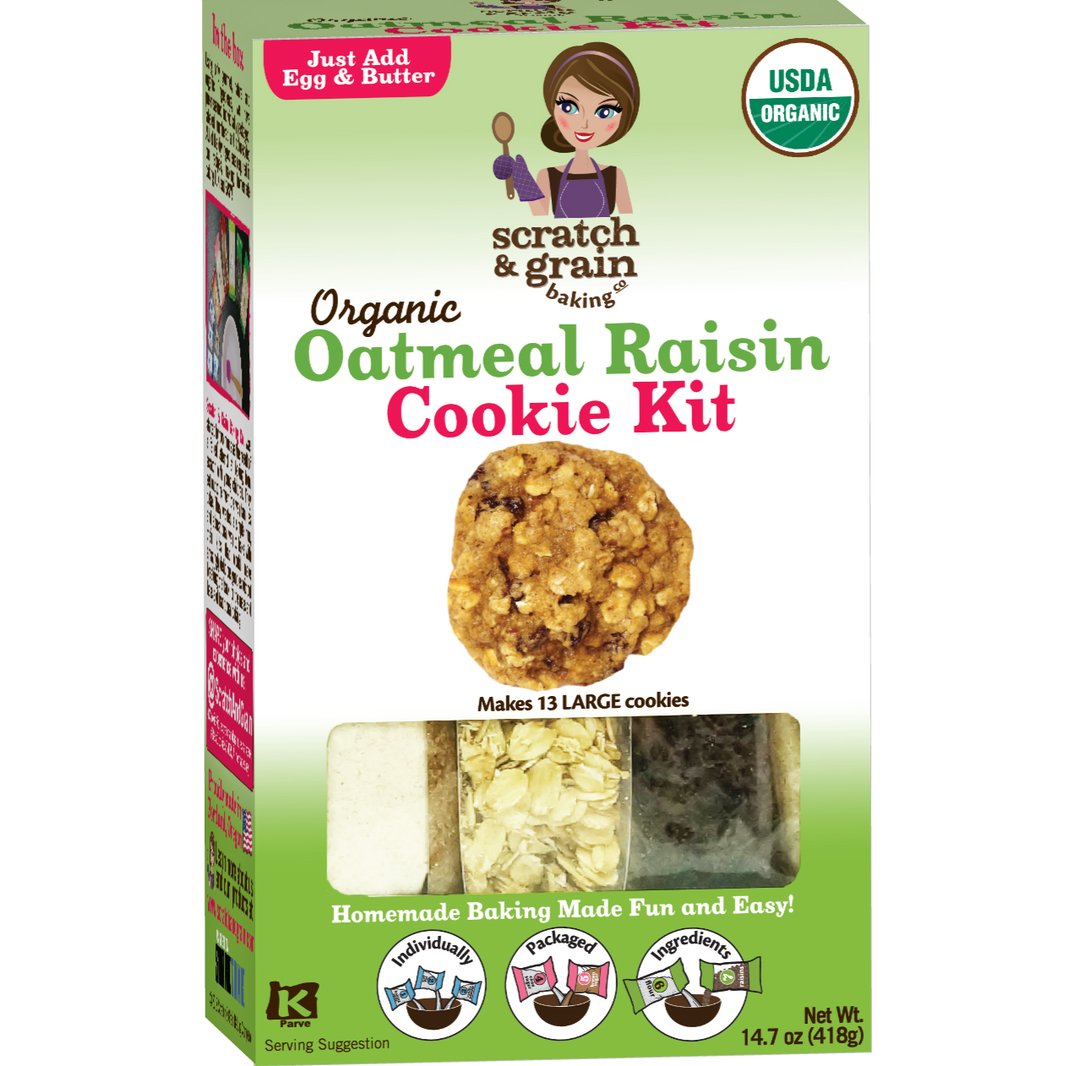 Organic Oatmeal Raisin Cookie Mix