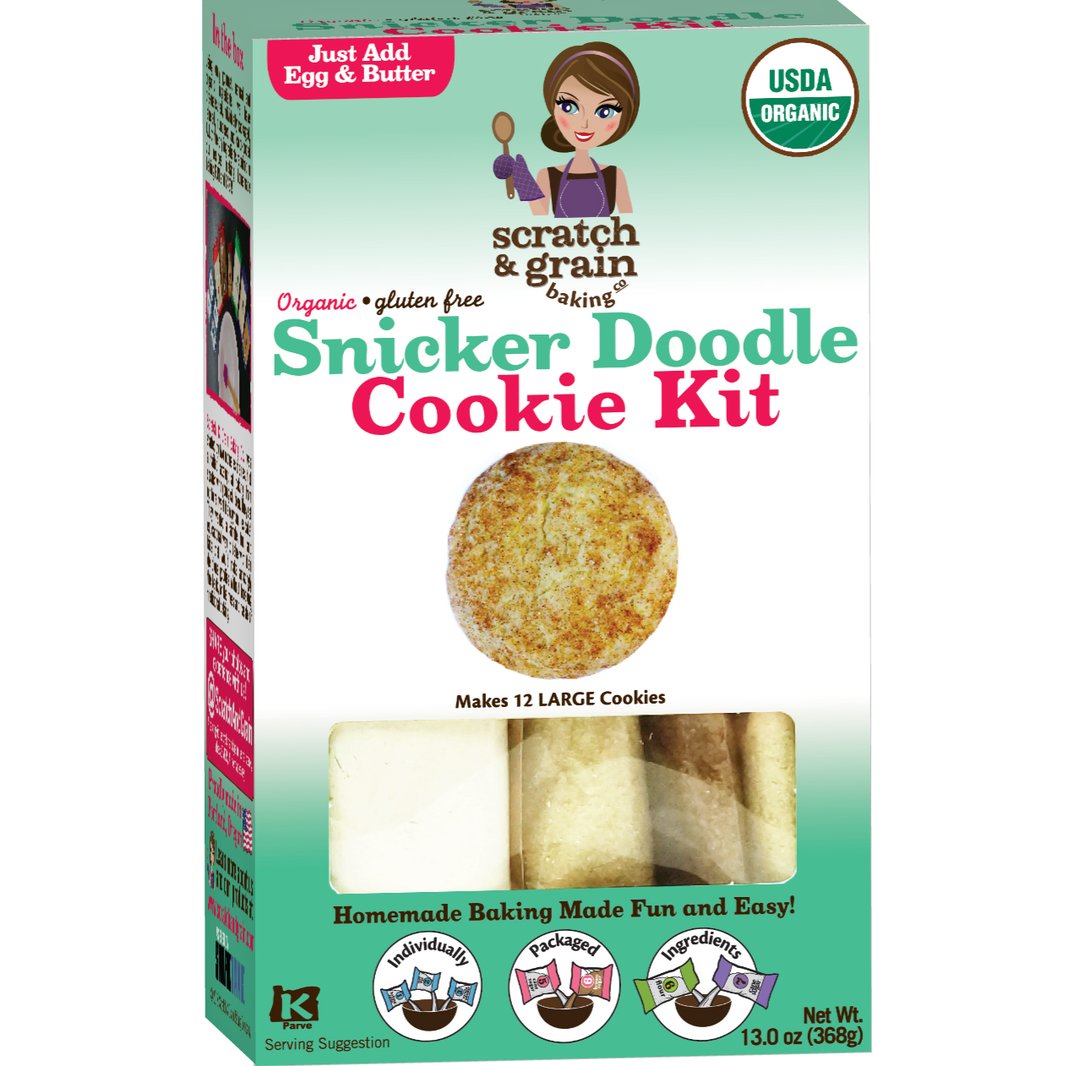 Organic Gluten Free Snicker Doodle Cookie Mix